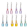 Resin Cocktail Pendants & 304 Stainless Steel Dangle Earrings for Women EJEW-JE06406-2