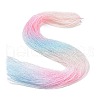Transparent Gradient Color Glass Beads Strands GLAA-G101-2mm-06-2