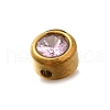 304 Stainless Steel Rhinestone Beads STAS-D310-05G-03-1