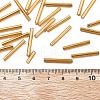 Silver Lined Transparent Glass Bugle Beads SEED-R028-2x20-B01-3