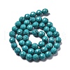 Synthetic Turquoise Beads Strands G-L620-A01-8mm-3
