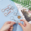 Alloy Crystal Rhinestone Locket Pendants Keychain KEYC-HS00001-3