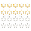 DELORIGIN 20Pcs 2 Colors 304 Stainless Steel Charms STAS-DR0001-06-1