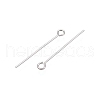 Anti-Tarnish 925 Sterling Silver Eye Pins STER-N016-0.4x20mm-01P-2
