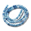 Natural Crackle Agate Beads Strands G-G055-4mm-2-4