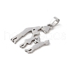 Non-Tarnish Mother's Day 304 Stainless Steel Pendants STAS-U002-02P-2