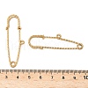 304 Stainless Steel Safety Pins Brooch Findings STAS-K252-11D-G-3