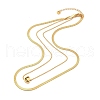 Double Layer Necklaces NJEW-A032-04G-02-2