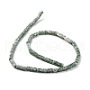 Natural Green Spot Jasper Beads Strands G-G837-24-2