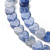 Dyed & Heated Natural Blue Aventurine Beads Strands G-M403-A33-02-4