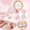12Pcs 2 Colors Zinc Alloy Rhinestone Shank Buttons FIND-FG0002-92-3