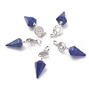 Natural Lapis Lazuli Pendants G-O194-03-1