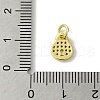 Brass Micro Pave Cubic Zirconia Charms KK-M283-28B-02-3