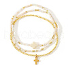 Minimalist Glass Seed Beads Stretch Bracelet Sets QH6334-7-1