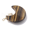Natural & Synthetic Mixed Gemstone Pendants PALLOY-JF02558-4