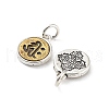 Brass Charms KK-Q800-36AG-2