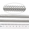 304 Stainless Steel Fishbone Chains STAS-NH0001-03P-3