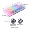 1350Pcs 18 Style Spray Painted ABS Plastic Imitation Pearl Beads OACR-YW0001-35A-4