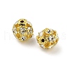 10mm Brass Crystal Rhinestone Beads KK-S519-01C-02G-2