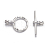 Tibetan Style Toggle Clasps TIBE-A001-25S-3