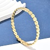 304 Stainless Steel Bangles for Women AJEW-P127-04G-1