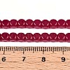 Lab Grown Red Corundum Beads Strands G-G106-N01-03-4