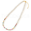 Rainbow Shell Beaded Necklace Versatile Collarbone Jewelry Accessory JY7832-5-1