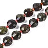 Natural Dragon Blood Beads Strands G-B094-A21-01-2