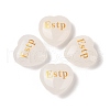 Natural Quartz Crystal Heart Engraving MBTI Figurines Statues for Home Office Desk Decorations X1-G-K353-05J-1