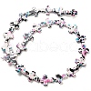 Baking Paint Synthetic Turquoise Beads Strands G-H060-01D-3