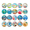   40Pcs 20 Styles Glass Cabochons GGLA-PH0001-61-7