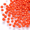 8/0 Baking Paint Glass Round Seed Beads SEED-S036-01B-01-1