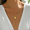 Vintage Stainless Steel Rosary Bead Necklaces CZ7871-2-1