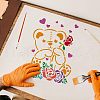 Plastic Reusable Drawing Painting Stencils Templates DIY-WH0202-275-5