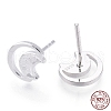 925 Sterling Silver Stud Earrings STER-T004-49S-4