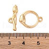 Brass Toggle Clasps KK-S403-19G-4