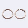 925 Sterling Silver Open Jump Rings STER-F036-02RG-0.9x4mm-2