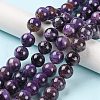 Grade A Natural Charoite Round Bead Strands G-L417-06-10mm-01-4