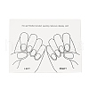 Paper Manicure Display Cards DIY-B062-01A-2