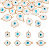 DIY Evil Eye Jewelry Making Finding Kit DIY-TA0003-87-11