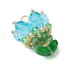 Transparent Glass Pendants PALLOY-MZ00722-03-2