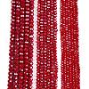 Electroplate Glass Beads Strands EGLA-A044-P6mm-A15-2