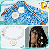 12Pcs 2 Style Bees Tibetan Style Alloy Pendant Stitch Markers HJEW-NB00041-4