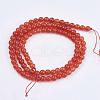 Natural White Jade Bead Strands G-R165-6mm-M2-2