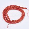 Natural Jade Bead Strands G-R165-6mm-M2-2