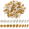 ARRICRAFT 200Pcs 10 Styles Tibetan Style Alloy Tube Bails FIND-AR0004-85-1