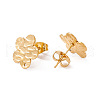 304 Stainless Steel Stud Earring Findings STAS-G270-02G-11-2