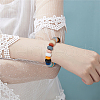 DICOSMETIC 80Pcs 4 Colors Food Grade Eco-Friendly Silicone Beads SIL-DC0001-38-6