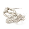 Rhinestone Crown Brooch Pin JEWB-Q030-05P-3