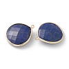 Natural Lapis Lazuli Pendants G-B009-07G-C-3
